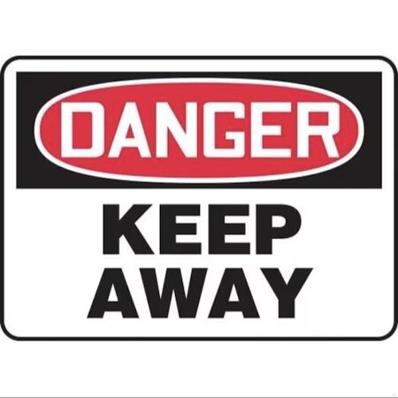 Accuform OSHA DANGER SAFETY SIGN KEEP AWAY SHMADM143XL SHMADM143XL